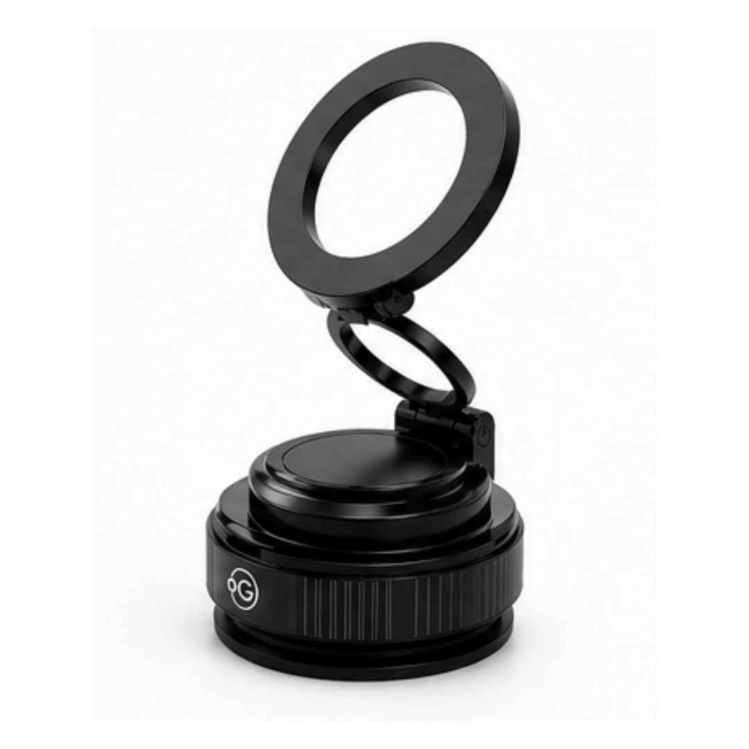 OOGE Nest 600 Vacuum Magnetic Mobile Holder – 360° Rotating Strong Suction Phone Mount